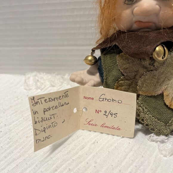 Marigio Italy RARE #2/95 Gnome 8” Limited Edition Original Box- Serie limitata - Picture 3 of 9